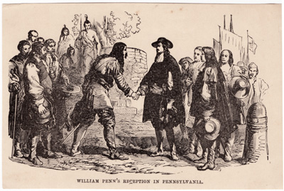 William Penn's Reception in Pennsylvania